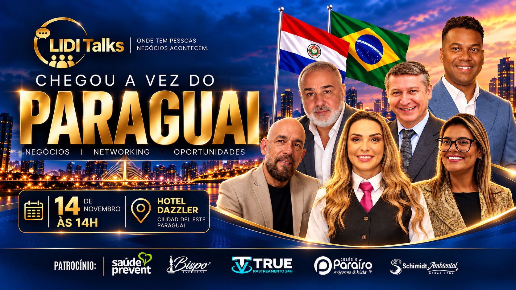 LIDI Talks Paraguai — palestrantes